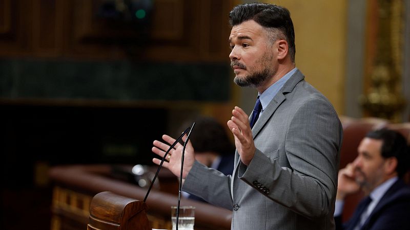 Rufián defiende que "no hay que gastar más en defensa, hay que gastar mejor"
