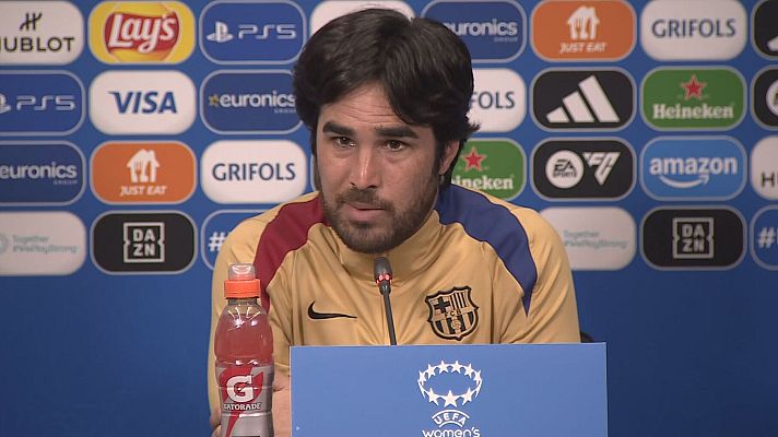 Fútbol - Pere Romeu, antes del Barça - Wolfsburgo: "La gente salió tocada tras perder con el Madrid, pero hay que levantarse"