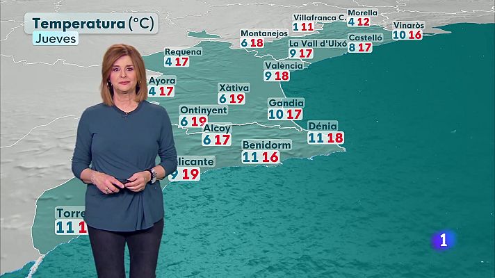L'informatiu - Comunitat Valenciana - El tiempo en la Comunitat Valenciana - 26/03/2025