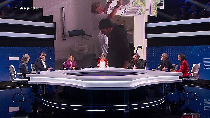 Juan Carlos Unzu�, debate sobre dependencia y la ley ELA