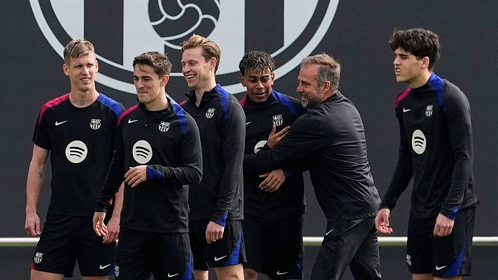 Telediario Matinal - Barcelona y Osasuna juegan su partido aplazado con la defensa del Barça en cuadro