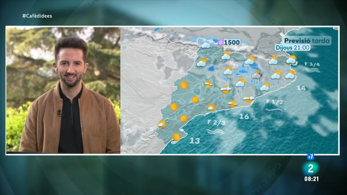 El temps - Dijous primaveral amb sol i ruixats de tarda