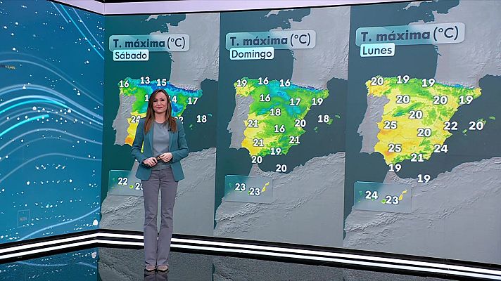 El tiempo - Tiempo anticiclónico en la Península y Baleares, con predominio de cielos poco nubosos o despejados