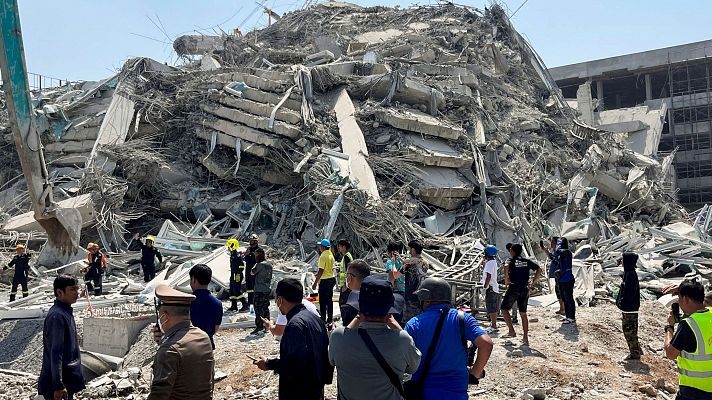 Un terremoto de 7,7 sacude Birmania y Tailandia