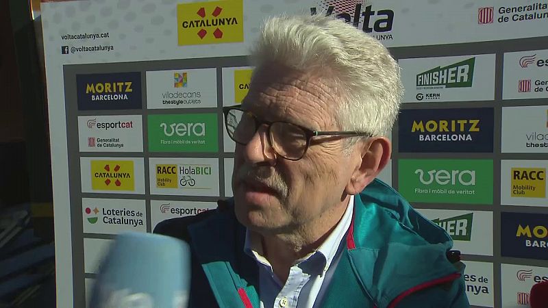 Rubn Peris, director de la Volta: "Hemos pactado con los corredores una cosa, pero no han cumplido"