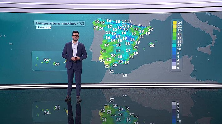 El tiempo - Chubascos localmente fuertes y acompañados de tormenta en las islas Canarias más occidentales