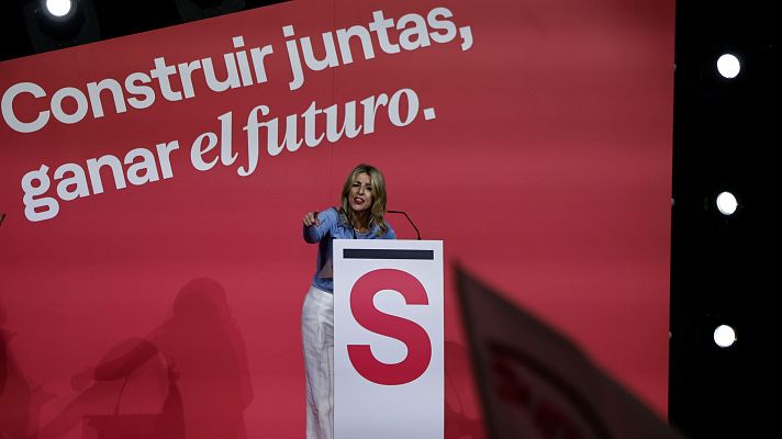 Telediario Fin de Semana - Yolanda Díaz hace un llamamiento a la unidad de la izquierda en la asamblea de Sumar