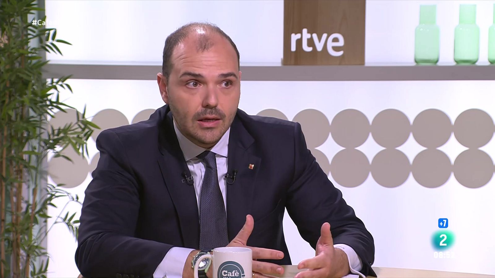 Dalmau anuncia que el canal de RTVE en català emetrà per la Diada - Cafè d'idees | Veure