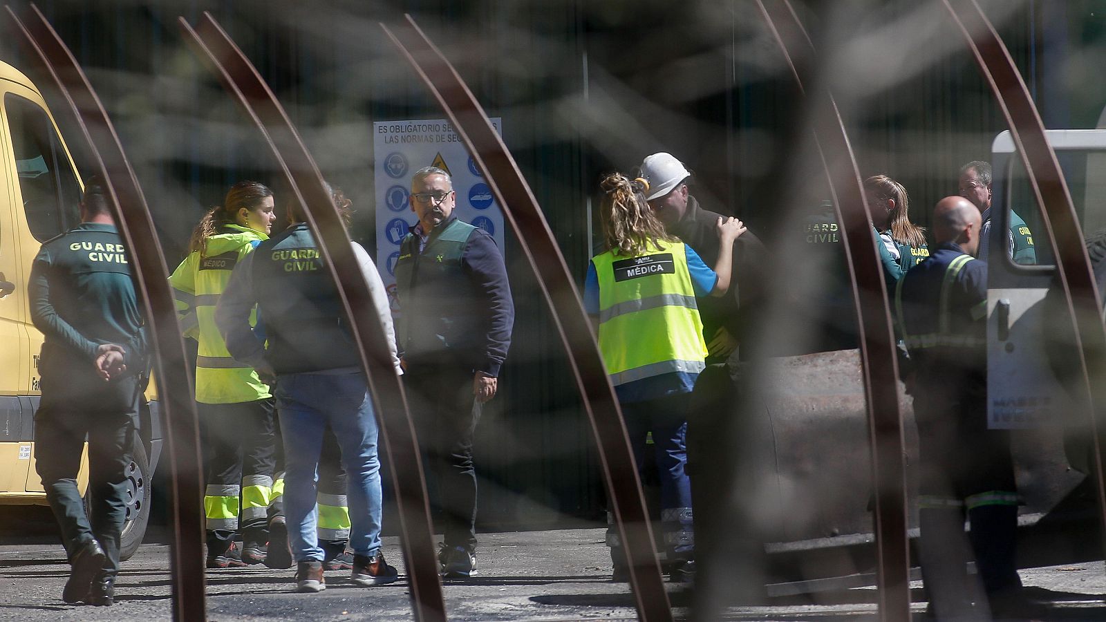 Luto por los cinco muertos en la mina de Cerredo