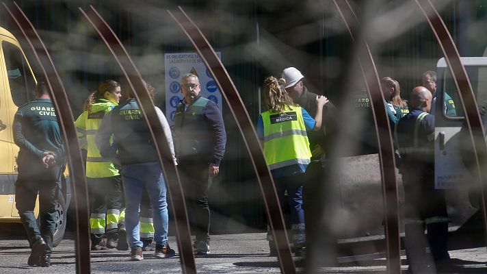 Luto por los cinco trabajadores muertos en la mina de Cerredo