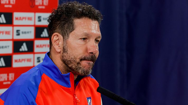Simeone defiende la temporada del Atlético de Madrid