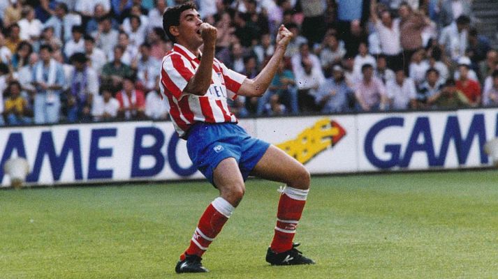 Copa del Rey - Copa del Rey 1991. Partido de vuelta de las semifinales. Atlético de Madrid - FC Barcelona