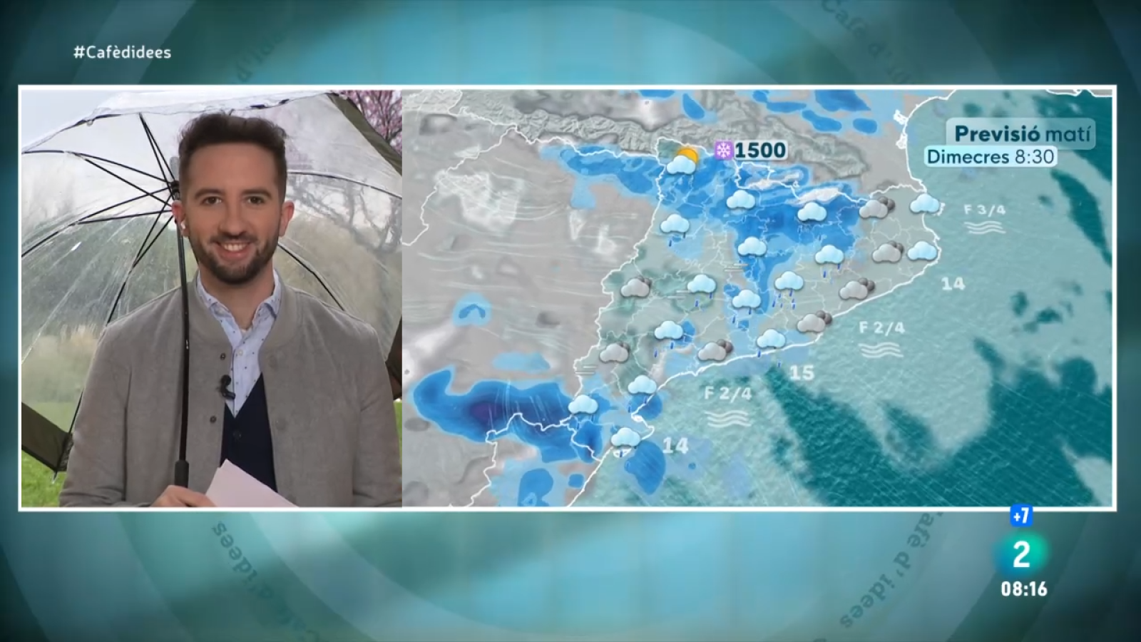 El Temps - Dimecres gris, plujós i fresc | Veure