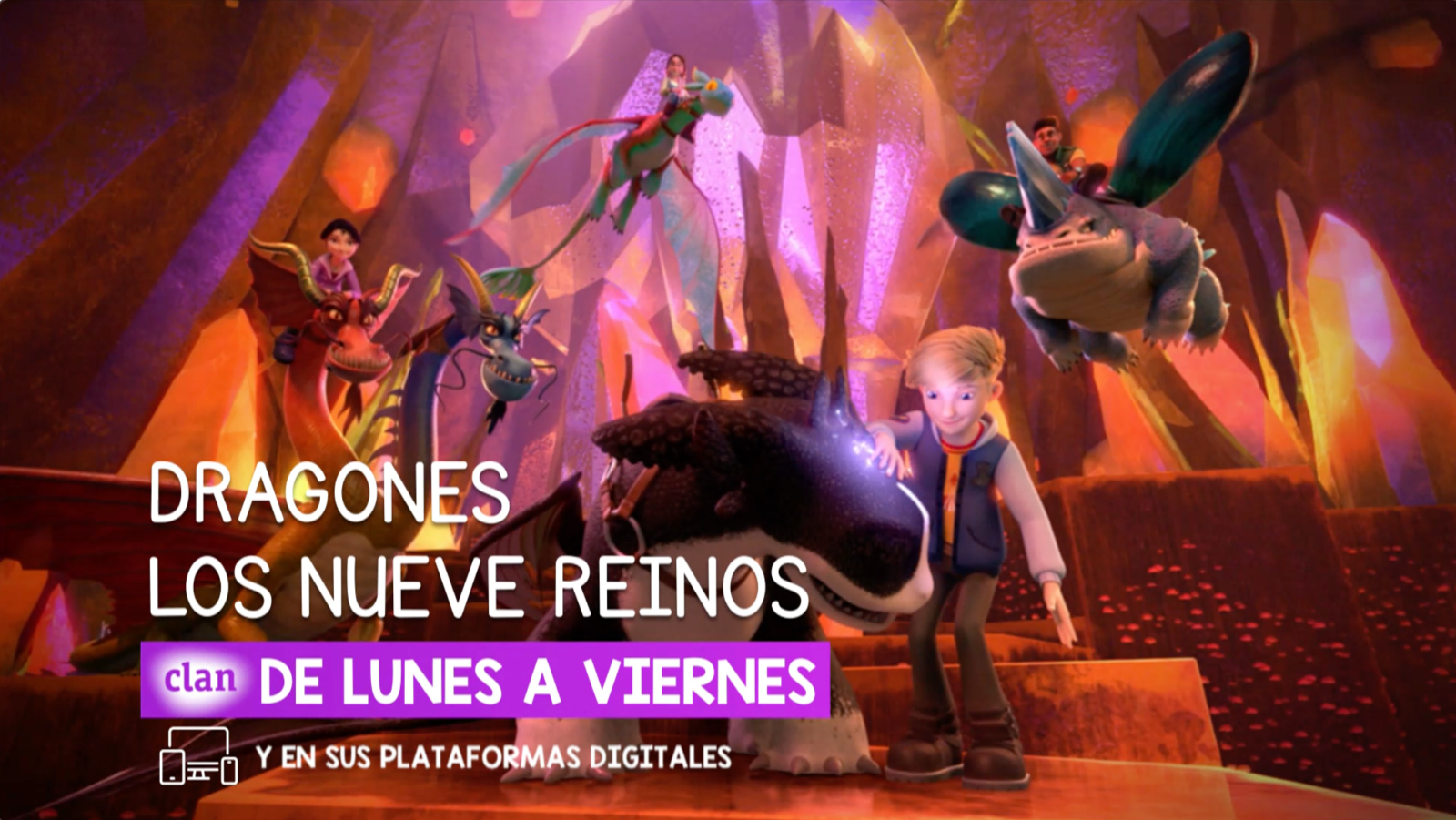 Dragones, los nueve reinos... ¡Una aventura inolvidable de lunes a viernes en Clan! - Dragones, los nueve reinos | Ver