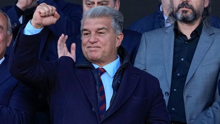 Copa del Rey - Laporta, sobre el caso Olmo: "Lo que no nos pueden ganar en el campo, lo intentan ganar en los despachos"