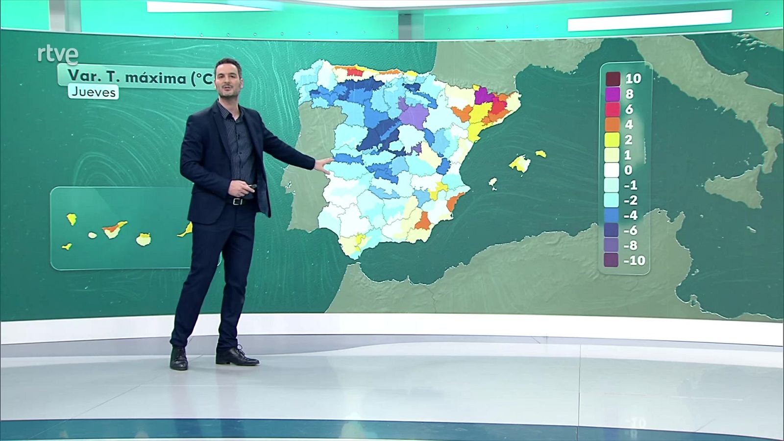 Precipitaciones fuertes y con tormenta en Galicia, cordillera Cantábrica, meseta norte, Ibérica y Tenerife - ver ahora