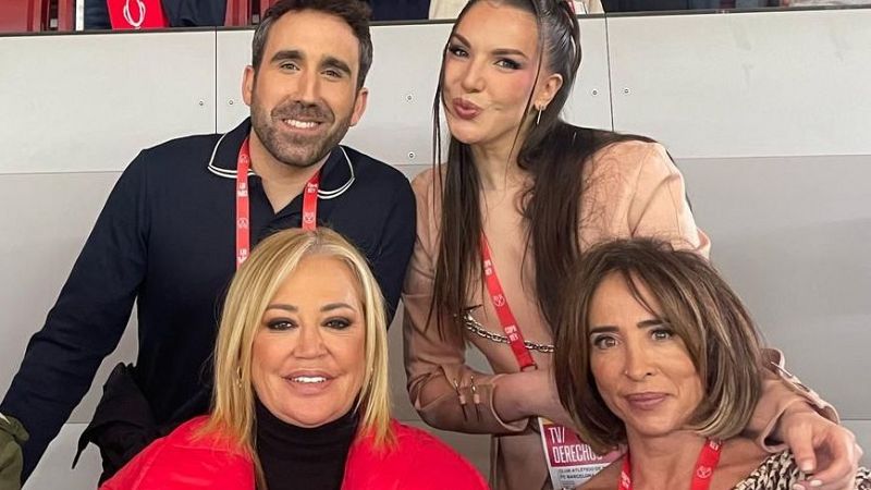 Belén Esteban y compañía hablan de 'La Familia de la Tele' en la Copa del  Rey