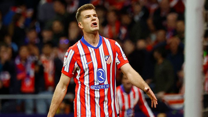 Sorloth, la mayor esperanza en el ataque del Atlético de Madrid, rozó el gol