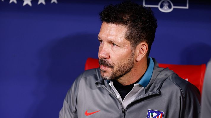 Simeone, cortante al ser preguntado por las palabras de Giménez