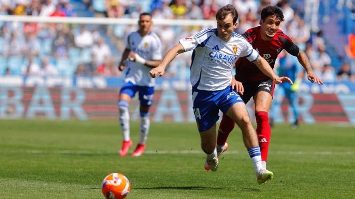 Real Zaragoza - Mirandés: resumen del partido de la 34ª jornada de Liga | Segunda