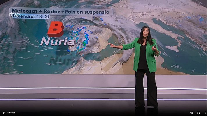 El temps - Divendres de vent. Cap de setmana, de sol, tronades de tarda, fresca matinal i caloreta a migdia