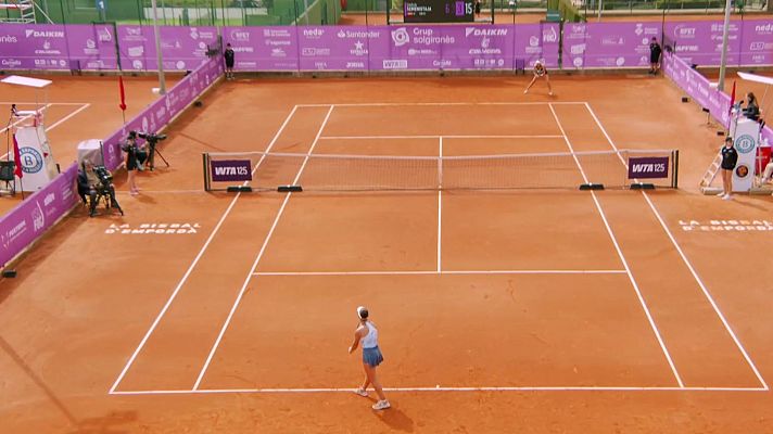 Tenis - WTA 125 Torneo La Bisbal. ¼ final 2º partido