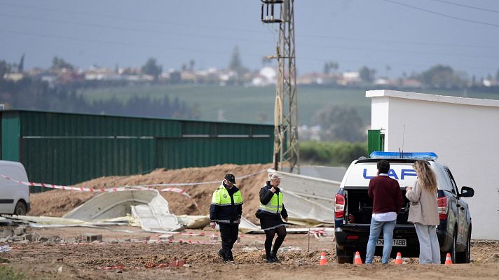La borrasca Nuria deja tres muertos en Coria del Río, Sevilla