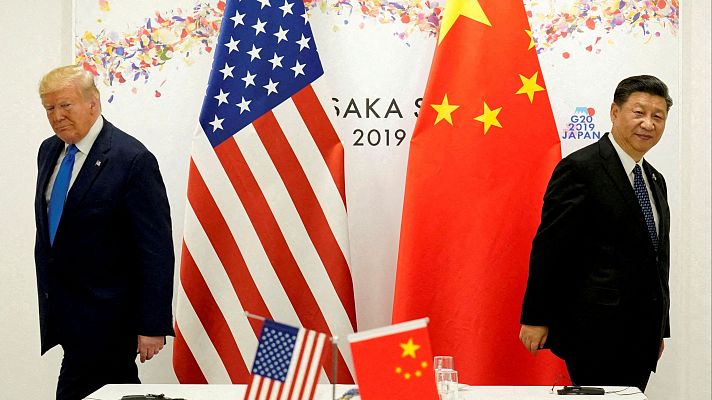 Telediario 2 - China responde a Trump con aranceles del 34% a todos los productos de EE.UU. a partir del 10 de abril