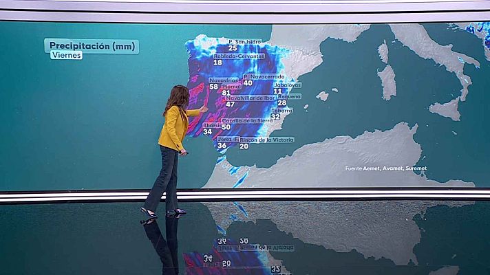 El tiempo - Las temperaturas máximas aumentarán en Canarias y en la mayor parte de la mitad este peninsular