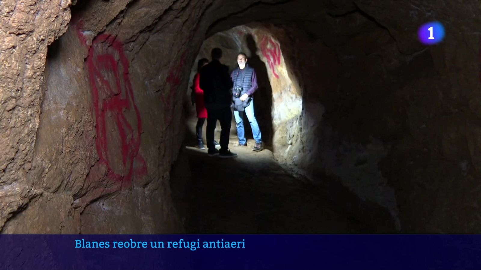 Blanes reobre un refugi antiaeri de la Guerra Civil - L'Informatiu | Veure