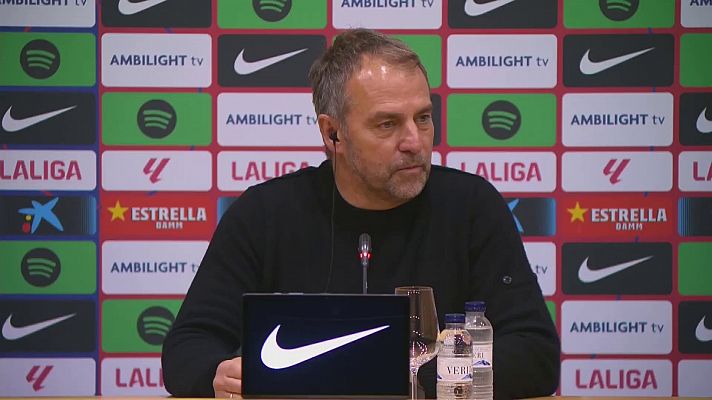 Hansi Flick, satisfecho tras el empate del Barça ante el Betis: "Un punto más, un partido menos"
