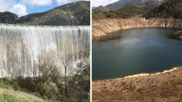 L'Informatiu - Reserves d'aigua desiguals a Tarragona: del 22% del pantà de Siurana al 84% del d'Ulldecona