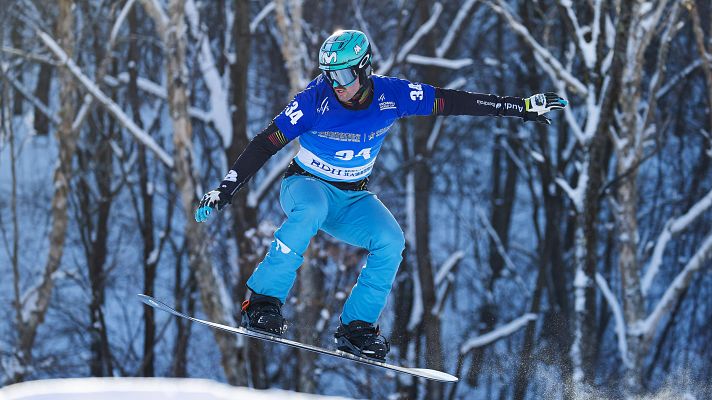 Lucas Eguibar, sexto en la Copa del Mundo Snowboard Cross: "Termino con buenas sensaciones de cara a los JJOO Milán 2026"