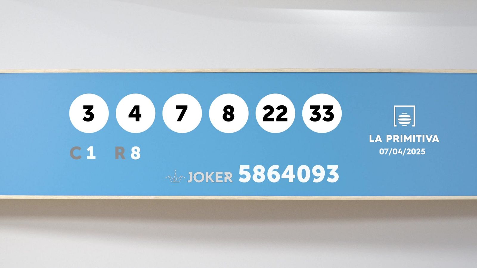 Sorteo de la Lotería Primitiva y Joker del 07/04/2025 - Ver ahora