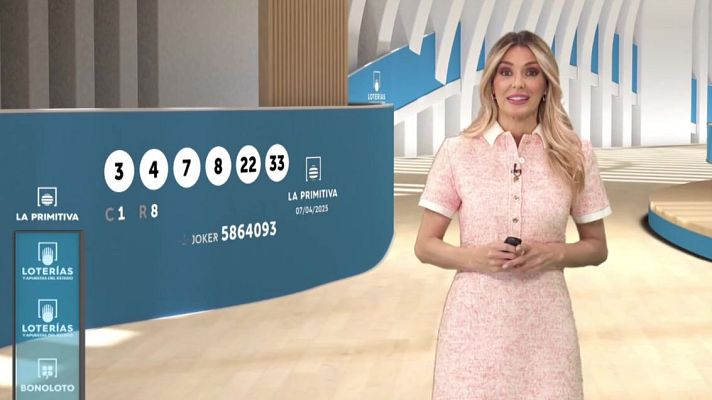 Loterías - Sorteo de la Bonoloto y Primitiva del 07/04/2025