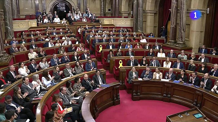 L'Informatiu - El pla de resposta als aranzels de Trump centra la sessió de control al Parlament