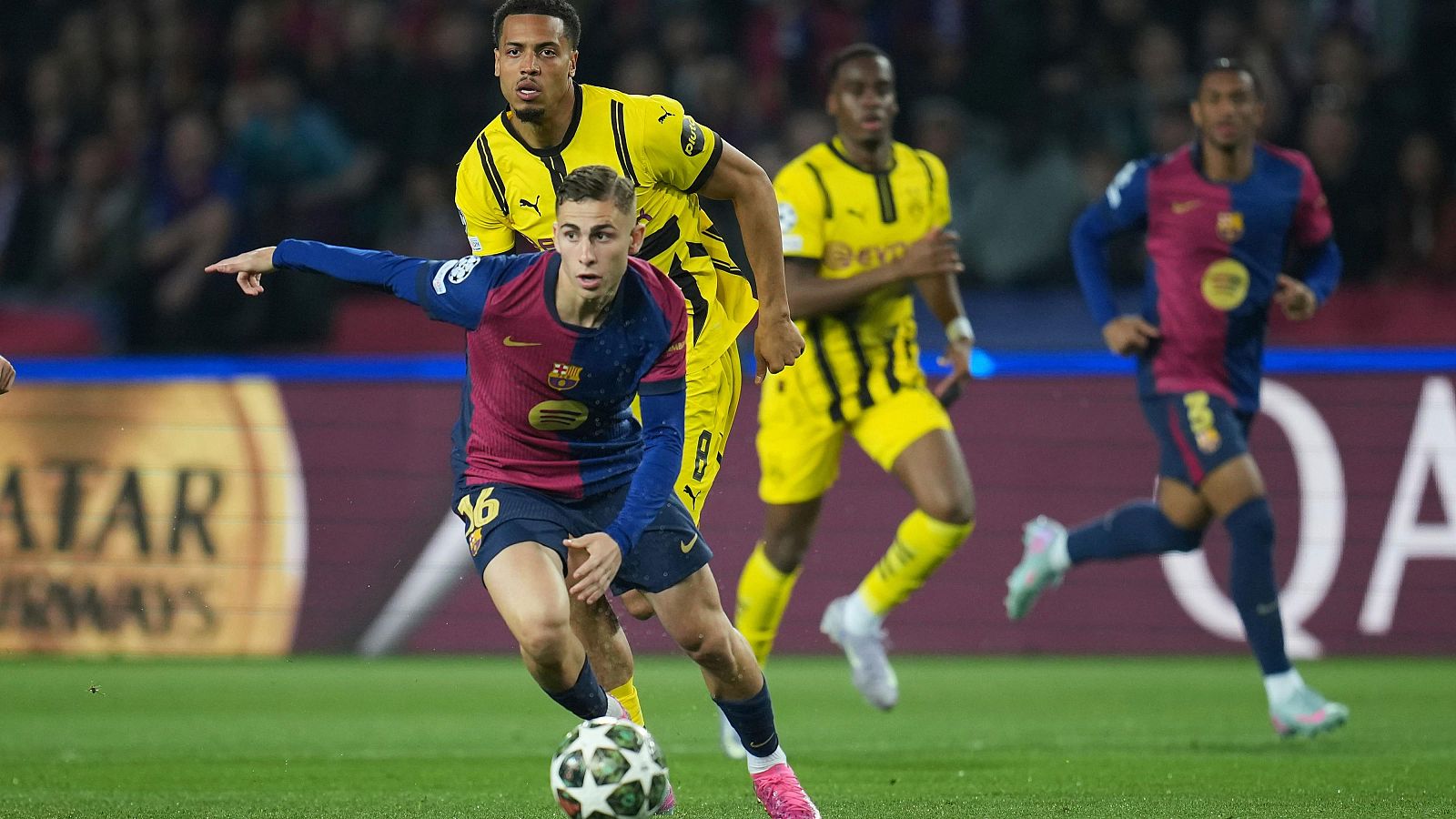 Fermín López: "Lamine nos hace disfrutar mucho" - Champions League | Ver