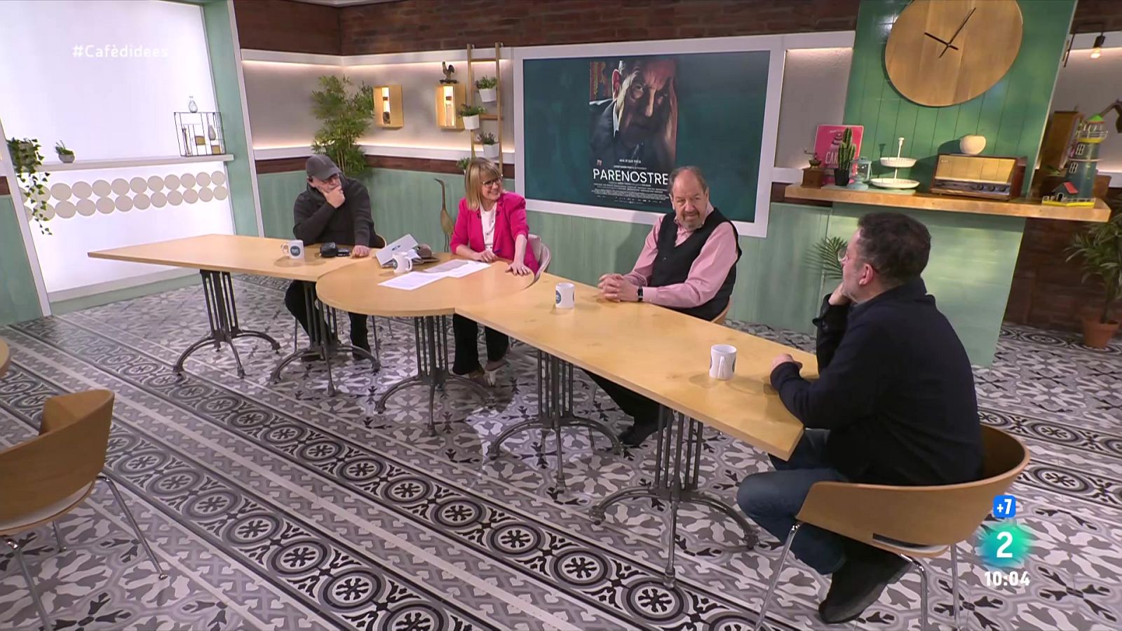 Josep Maria Pou, Manel Huerga i Toni Soler presenten 'Parenostre' - Cafè d'idees | Veure