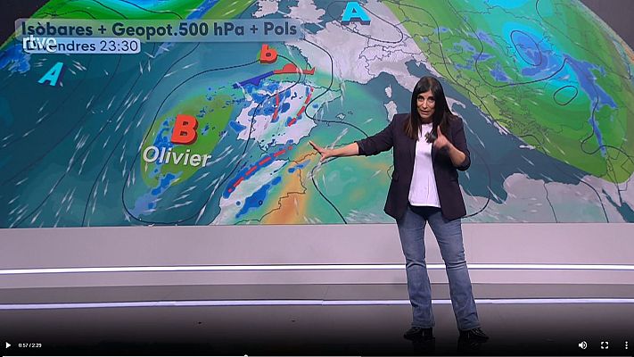 El temps - Borrasca Olivier a Catalunya: núvols, alguns ruixats, molta pols africana i caloreta
