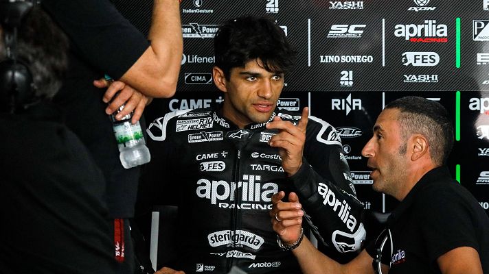 Jorge Martín, a RTVE: "Será un gran triunfo si consigo terminar el GP de Qatar"