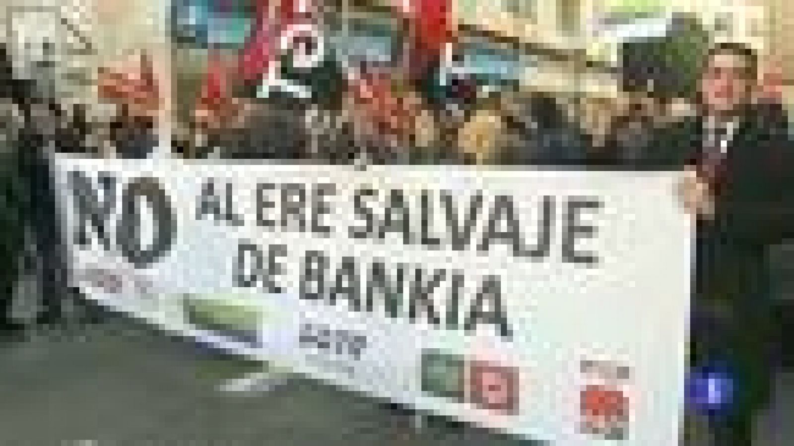 Telediario 1: Portestas por el ERE en Bankia | RTVE Play