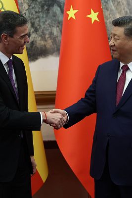 Informativo 24h - Sánchez defiende su visita a China: "No va contra nadie, va en defensa del entendimiento entre países"