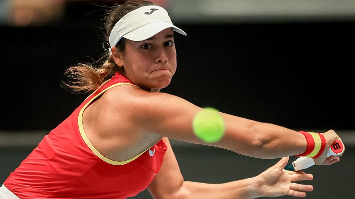 Tenis - Billie Jean King Cup: España - Brasil | Las mejores imágenes del partido Jessica Bouzas vs Beatriz Haddad