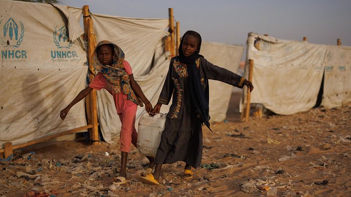 Telediario 2 - Dos años de guerra en Sudán, con millones de desplazados