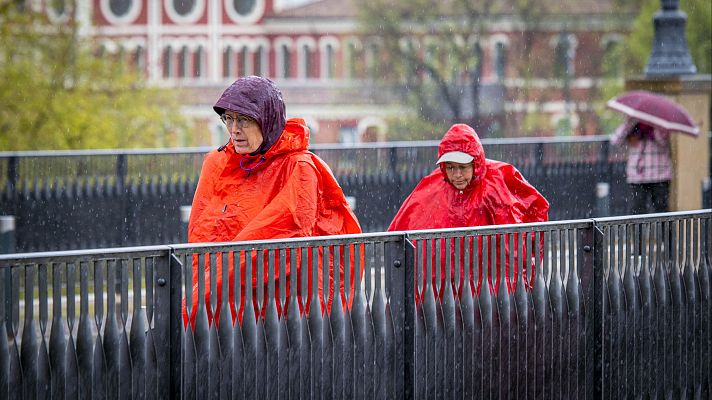 El tiempo - La borrasca Olivier trae precipitaciones generalizadas y abundantes tormentas