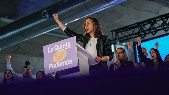 Belarra es reelegida líder de Podemos con un 90% de apoyos