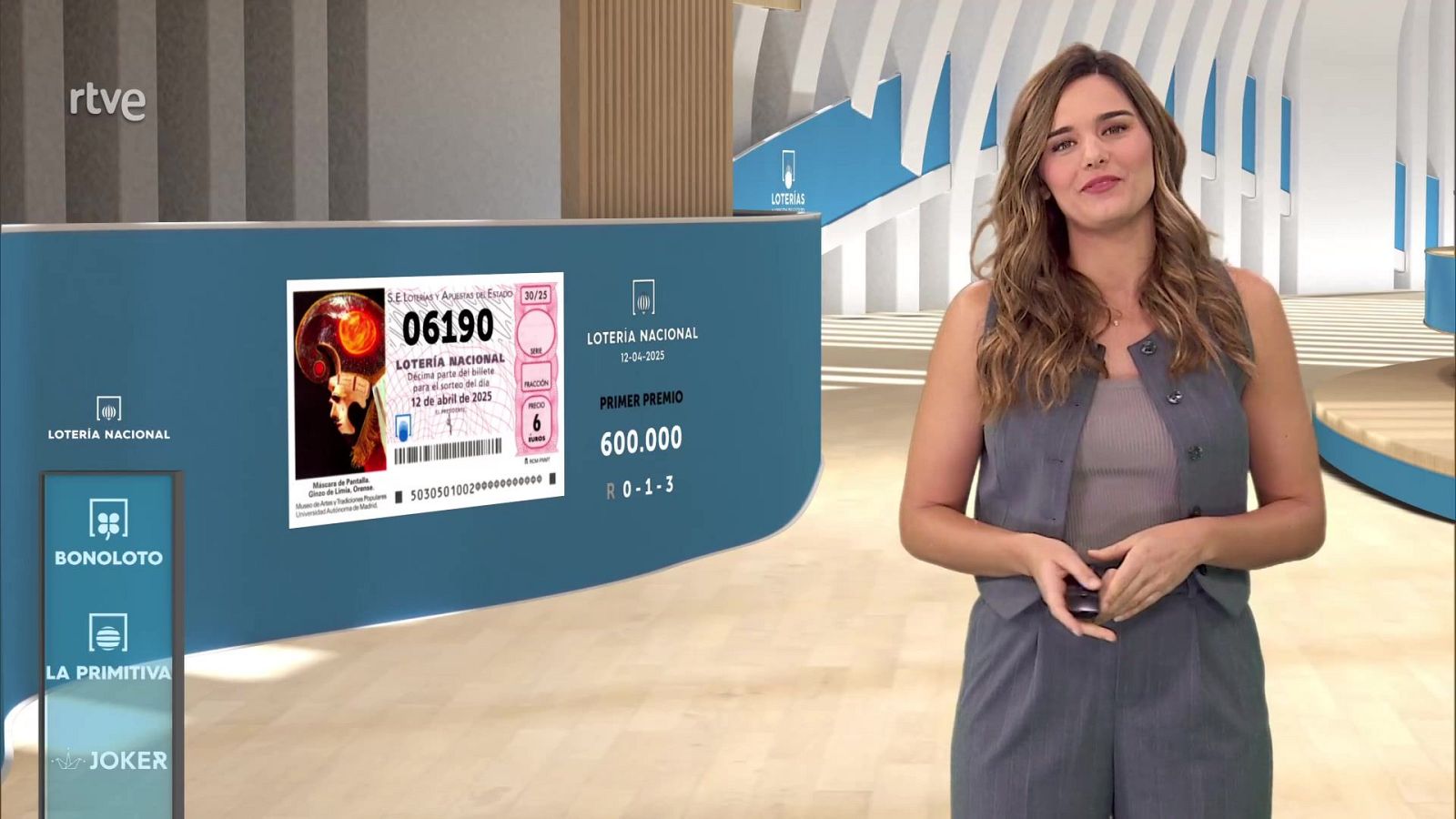 Sorteo de la Lotería Nacional del 12/04/2025 - ver ahora