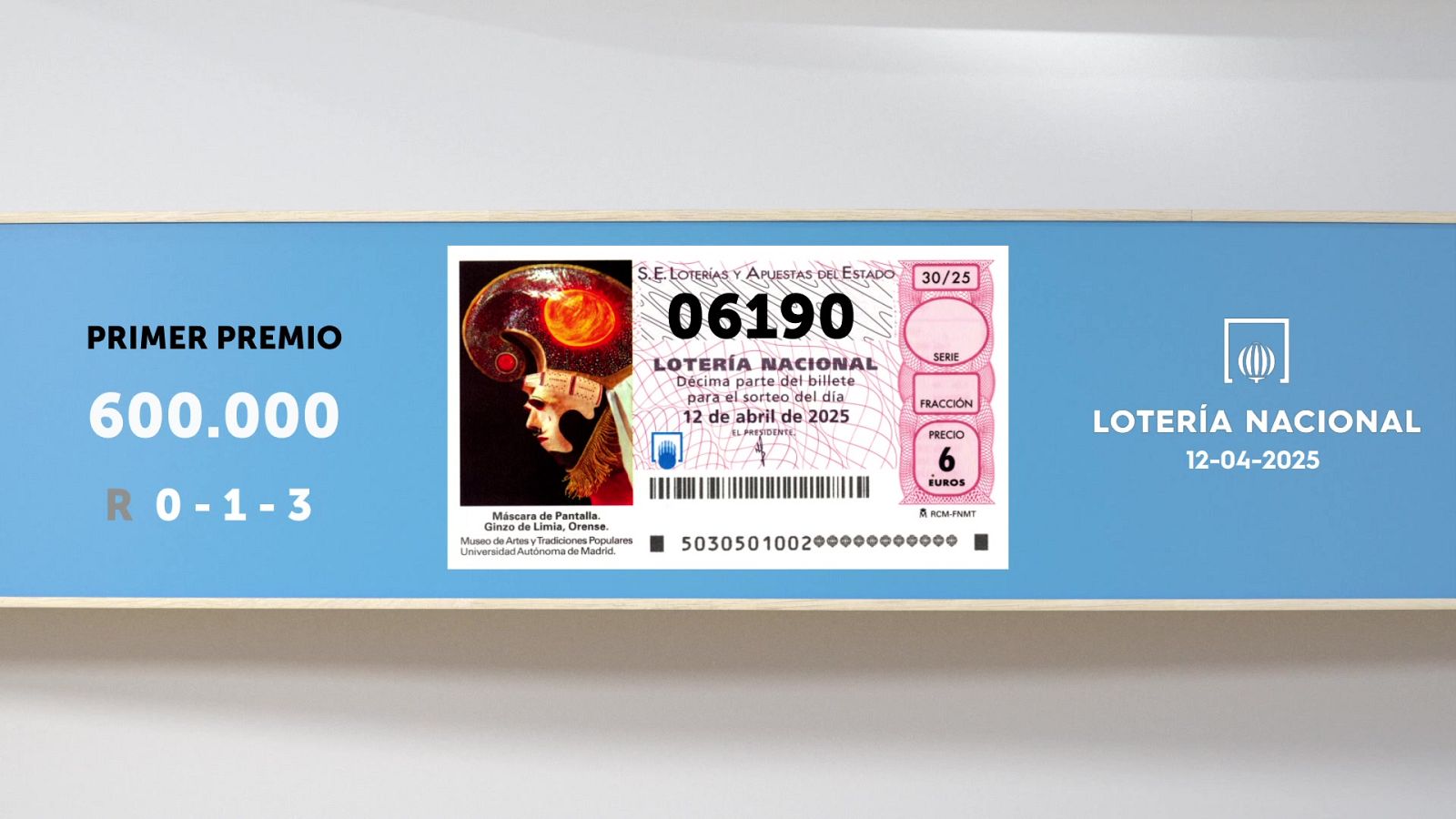 Sorteo de la Lotería Nacional del 12/04/2025 - Ver ahora