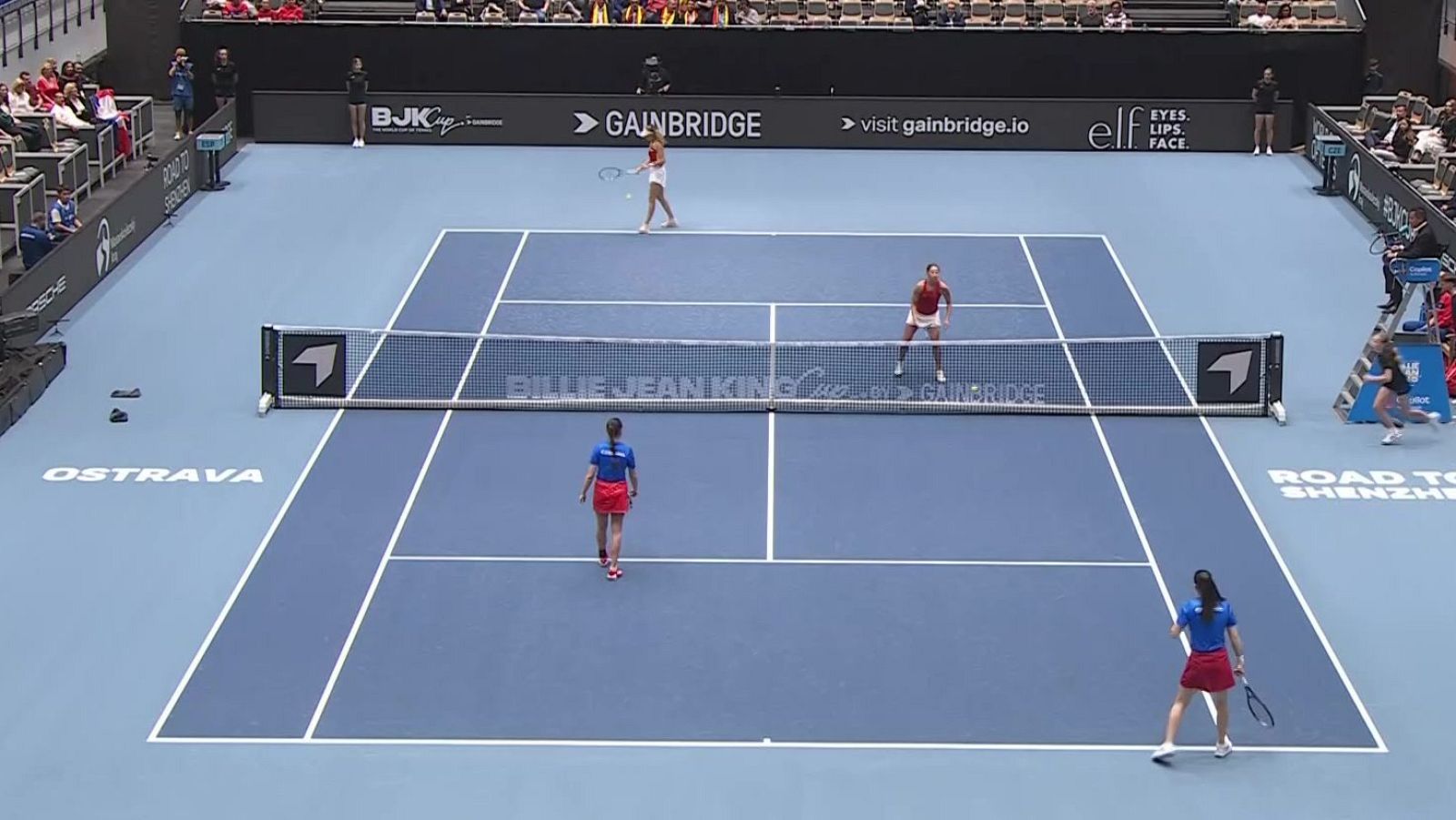 Tenis - Billie Jean King Cup Clasificatorias. 3er partido dobles: Chequia - España - ver ahora