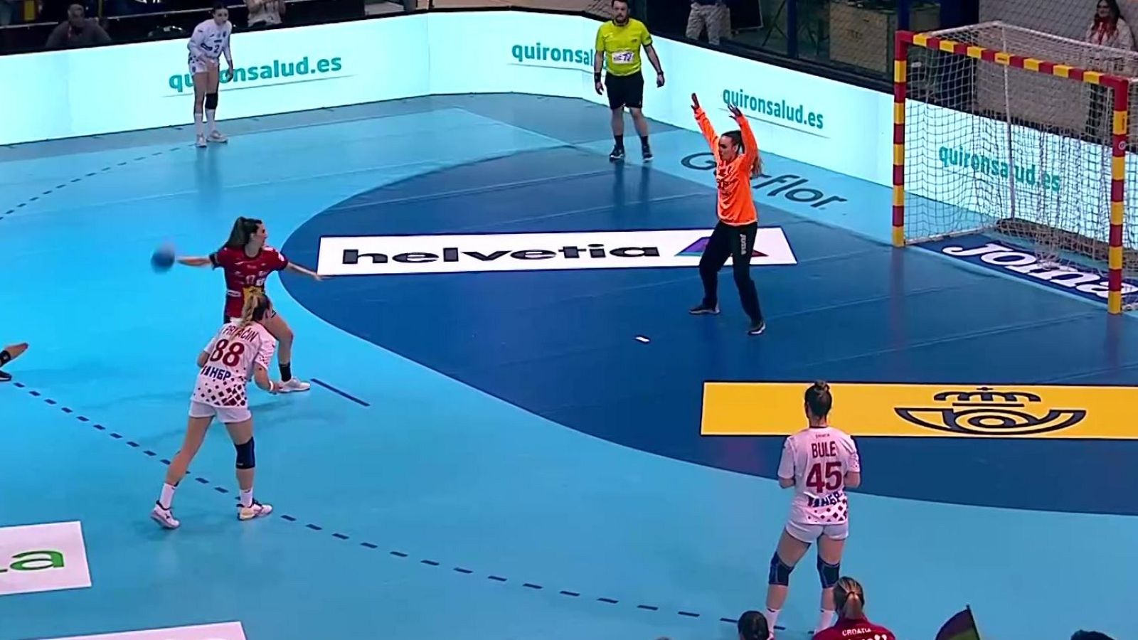 Balonmano - Clasificación Campeonato del Mundo Femenino. Play Off Vuelta: España - Crocia - ver ahora